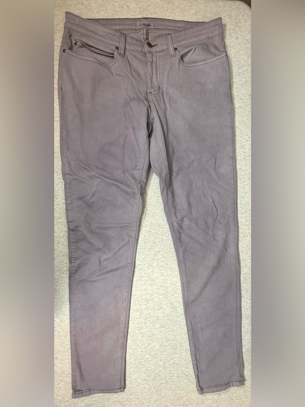 Eileen Fisher Organic Cotton Skinny Jeans Mauve- Size 12